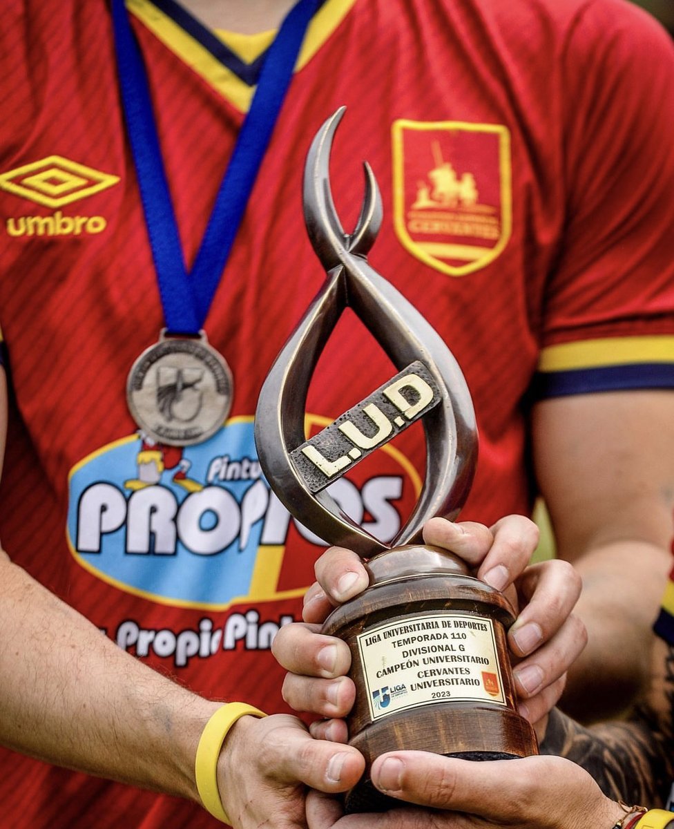 🏆 ¡Estreno y CAMPEÓN!

Cervantes Universitario debutó esta temporada en Mayores en la <a href="/LUD_Oficial/">Liga Universitaria de Deportes</a> y se consagró campeón de la Divisional G tras vencer en la Final a CEI. 

Algunos números:
2⃣0⃣ PJ
1⃣5⃣ PG
3⃣ PE
2⃣ PP
✅ 47 GF
❌ 15 GC

🔜 Div. F

📷 instagram.com/cervantes_univ…