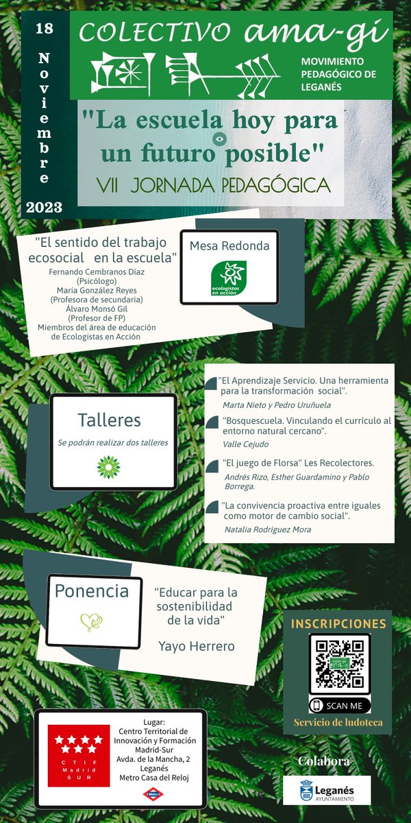 Podéis inscribiros aquí: forms.gle/jtCgRqjre96wcv…