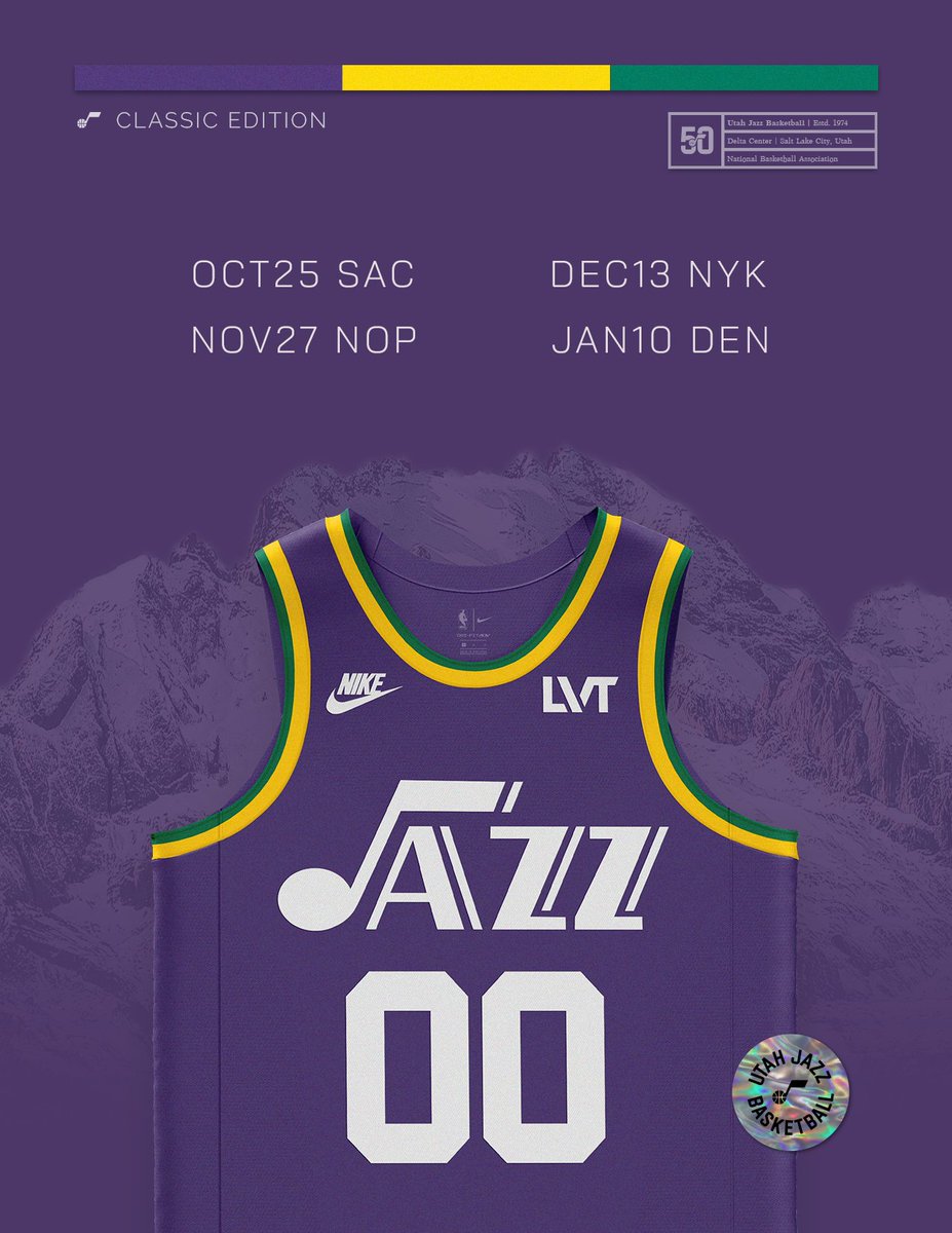 Jazz Uniform Tracker on X: 🚨BREAKING🚨 The @utahjazz schedule