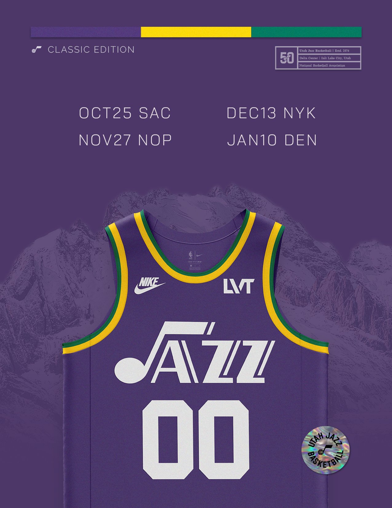 Jazz Uniform Tracker on X: Breaking: The Jazz have released their 2023-24  City Edition uniform (back in June). Turns out they are way ahead of the  league in the standings as well