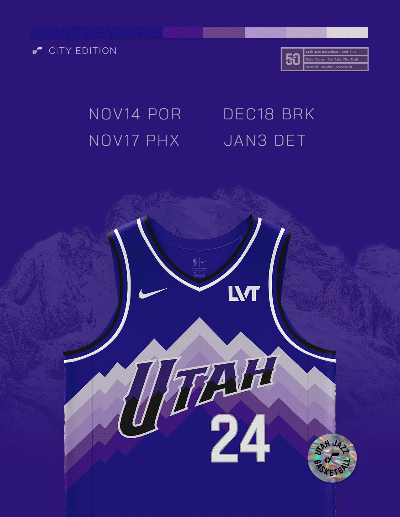 Jazz Uniform Tracker on X: Breaking: The Jazz have released their 2023-24  City Edition uniform (back in June). Turns out they are way ahead of the  league in the standings as well