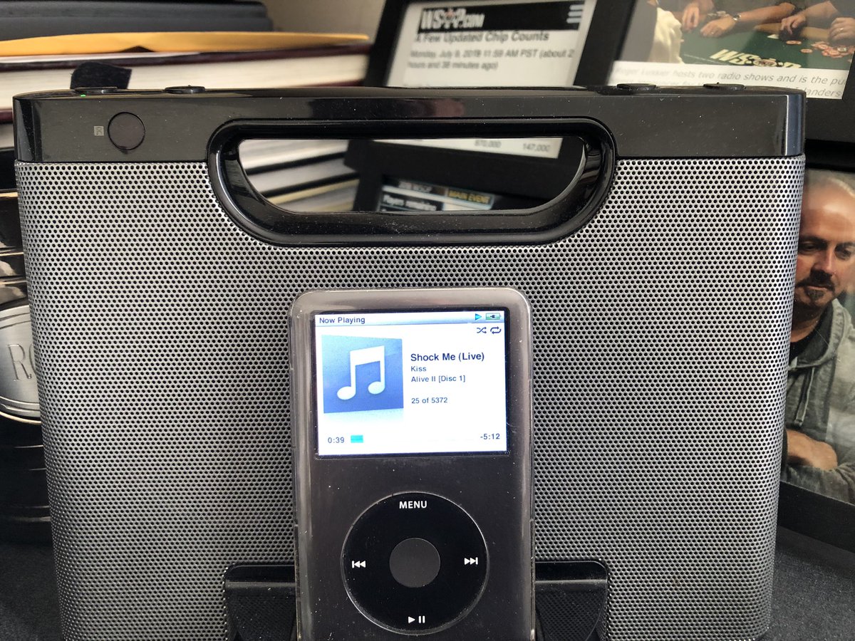 Happy #IpodDay ! Just so happens @ace_frehley singing “Shock Me” was the first song that popped up. 🤘😎🤘@KISSOnline “Alive II” is great but OG “Alive” is still the 🐐