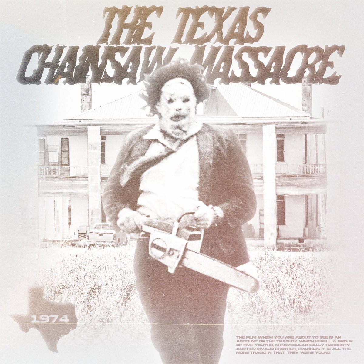 AnnexGFX's tweet photo. who will survive &amp;
what will be left of them? 🪓

#TexasChainsawMassacre 
alternative poster🎨 https://t.co/f0Pli9twLl