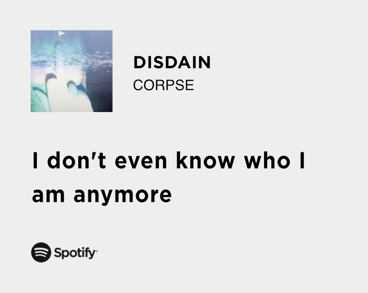 disdain - corpse