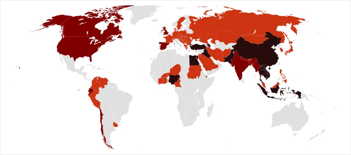 3/4 Las grandes migraciones continúan la propagación de la gripe aviar H5N1 y, según las conclusiones de los científicos, está claro que la enfermedad se extendió desde el lago Qinghai a otros 61 países tras la mortandad masiva de 2005. #CCARE5 #Can19
