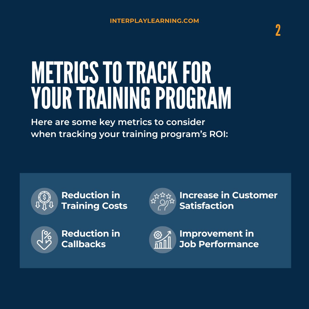 InterplayLearn's tweet image. Have you ever wondered how training can impact your company&apos;s ROI?

Discover why measuring ROI is important and learn the key metrics to track in order to measure training ROI.

To learn how to maximize training ROI and boost your bottom line, visit: 
bit.ly/3S9Hk2q