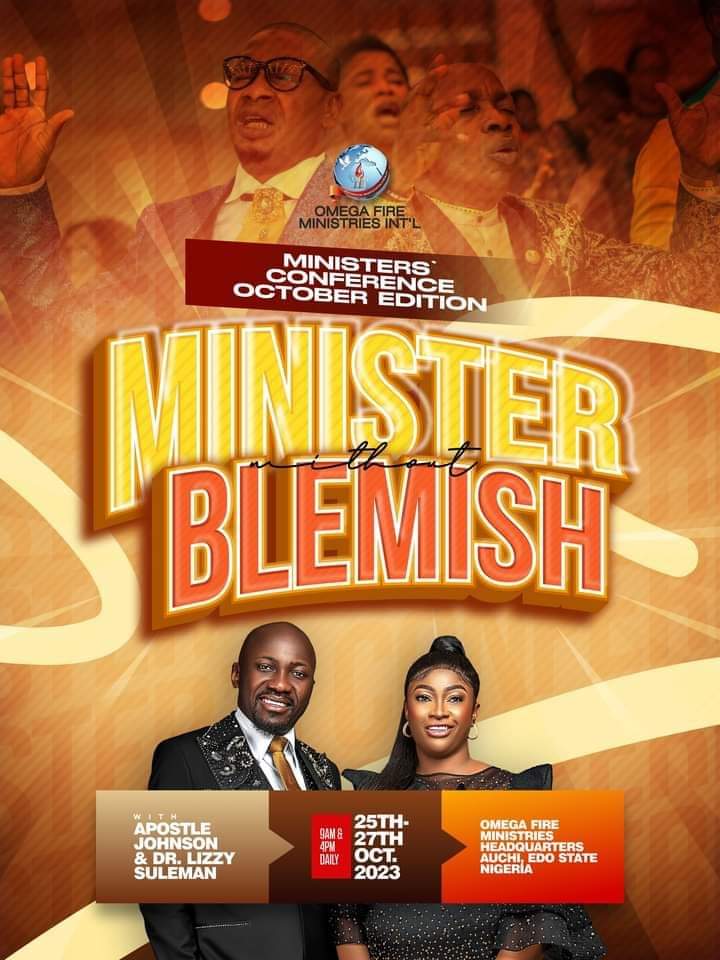 Time to refresh, refill, and to refire...don't attempt to miss it with <a href="/APOSTLESULEMAN/">Apst Johnson Suleman</a> 

See you there.