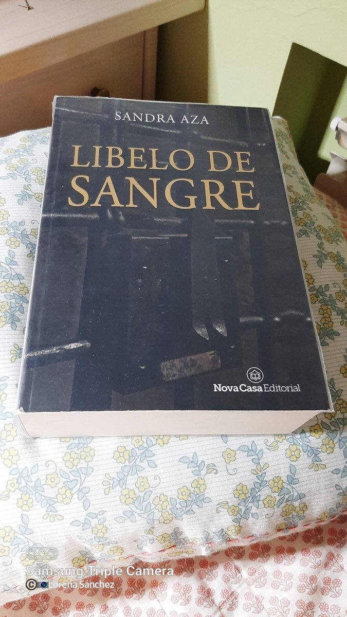 Comienzo a leer la primera versión de Libelo de Sangre. 855 páginas. 
@SandraAza7.
Me sumerjo en el Madrid del siglo del Oro.