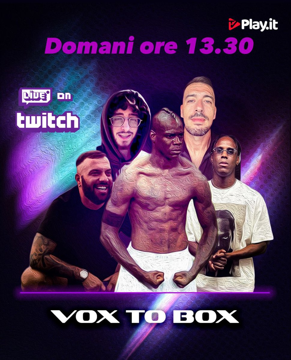 Mario Balotelli (@finallymario) on Twitter photo Ci vediamo domani alle ore 13.30 su twitch !!
We’ll see you tomorrow at İtalian time 13.30 on twitch!⚽️⚽️⚽️
<a href="/Twitch_Italy/">Twitch Italia</a> Ci vediamo domani alle ore 13.30 su twitch !!
We’ll see you tomorrow at İtalian time 13.30 on twitch!⚽️⚽️⚽️
<a href="/Twitch_Italy/">Twitch Italia</a>