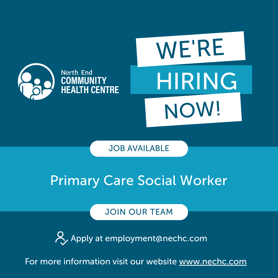 We are hiring, come join our team! For more information on this job posting visit our website nechc.com