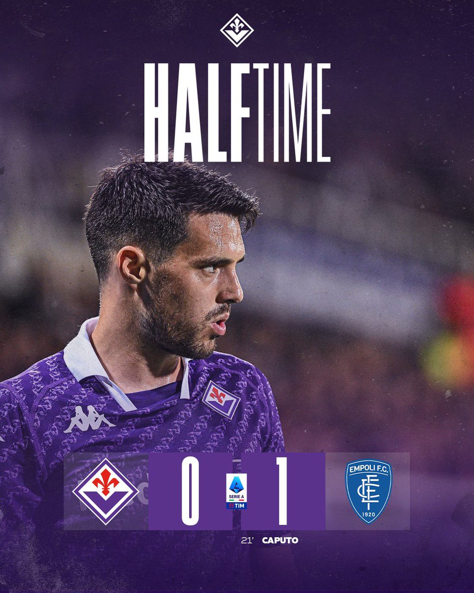 ACF Fiorentina English on X: We trail at the break. #FiorentinaEmpoli 0-1