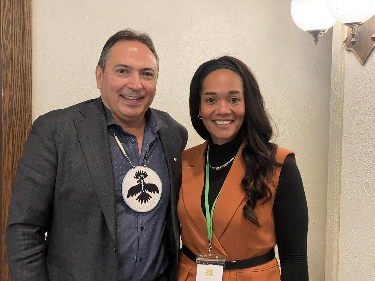 Met this inspirational leader @perrybellegarde while attending the @banffforum