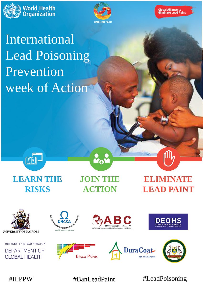 UNCSA593's tweet photo. InternationalLeadPoisoningPreventionWeekOfAction !!!!!! Lead is a naturally occurring substance which is very toxic. Studies reveals related health effects caused by lead concentration within the blood system of expecting, lactating mothers and their newborn babies............. https://t.co/GGmwsBwUcj