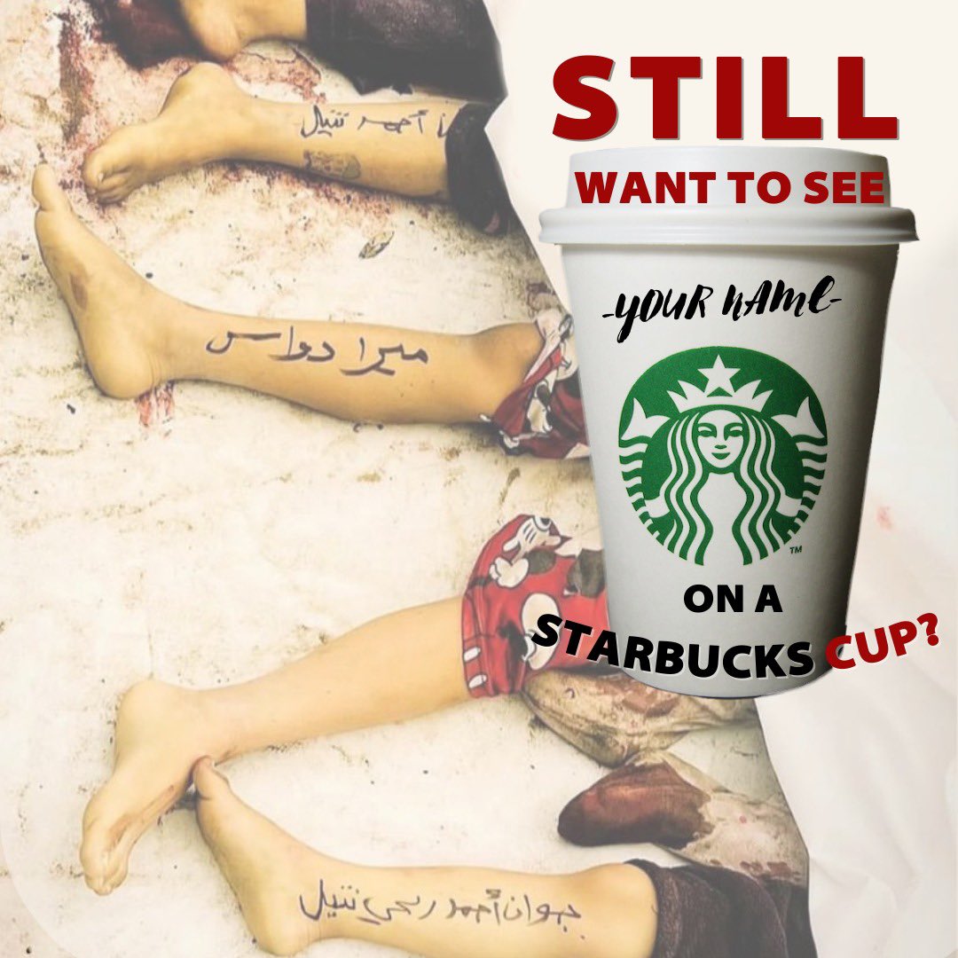 @SBWorkersUnited We stand with you! We stand with Palestine! @Starbucks @StarbucksTR #GenocideSupporters