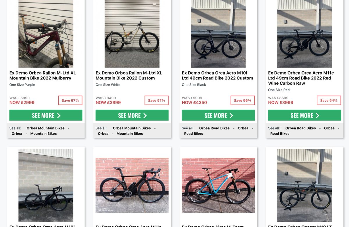If you're currently looking for second hand, but would like the backup from a reputable shop, check out what we've found in today's daily deals bikesy.co.uk/dailydeals/