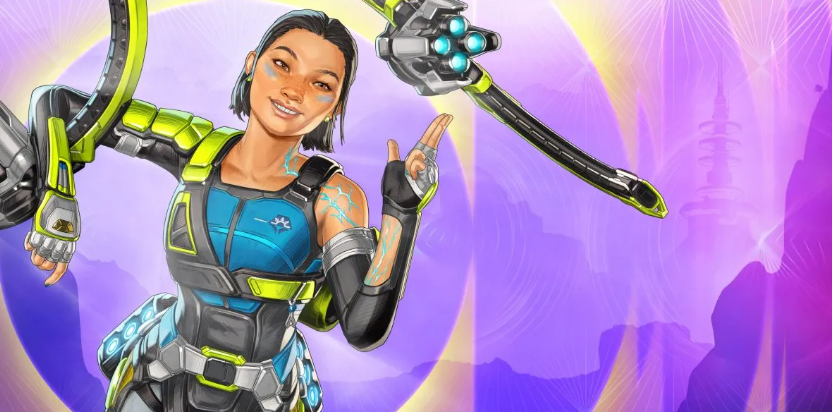 EthanDavis147's tweet photo. I am obsessed with every aspect of Conduit, @PlayApex 's next legend. The silhouette, the colors, the narrative/personality, the ability previews. @Respawn out did themselves this time and I can't wait to try her out! https://t.co/QXhBhgWxFY
