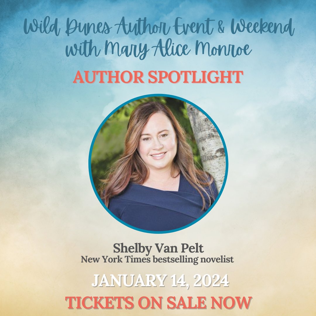maryalicemonroe's tweet photo. 2024 Wild Dunes Author Event &amp; Weekend Author Spotlight! I'm thrilled to welcome 𝐒𝐡𝐞𝐥𝐛𝐲 𝐕𝐚𝐧 𝐏𝐞𝐥𝐭 to Isle of Palms, SC for the annual Wild Dunes Author Event, happening January 14th at @WildDunesResort  with @BuxtonBooks . (1/3) https://t.co/GLyKtwdlm1