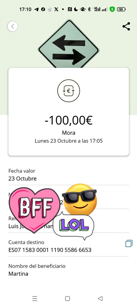 FIFAPSG24's tweet photo. Esta estafando a la gente revendiendo entradas aportando pruebas para que después la gente le haga transferencias inmediatas, pruebas que son mentira 

Es arroba martinnaaasx #estafa 

Su número de cuenta:

ES0715830001119055866653

@policia @guardiacivil #estafa https://t.co/KjMyUjFL2e