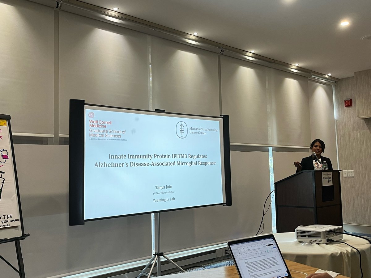 Yueming Li Lab (@yueminglilab) on Twitter photo It was great to hear research updates from students and faculty at the <a href="/WCM_BMRI/">WCM Brain and Mind Research Institute</a> retreat at Interlaken Inn two weeks ago! 🧠
Congrats to 6th yr student talk winners, including <a href="/Tan_ee_Ya/">Tanya Jain, Ph.D.</a> on her talk titled “IFITM3 Regulates Alzheimer’s Disease Associated Microglial Response”!👏🏼 It was great to hear research updates from students and faculty at the <a href="/WCM_BMRI/">WCM Brain and Mind Research Institute</a> retreat at Interlaken Inn two weeks ago! 🧠
Congrats to 6th yr student talk winners, including <a href="/Tan_ee_Ya/">Tanya Jain, Ph.D.</a> on her talk titled “IFITM3 Regulates Alzheimer’s Disease Associated Microglial Response”!👏🏼