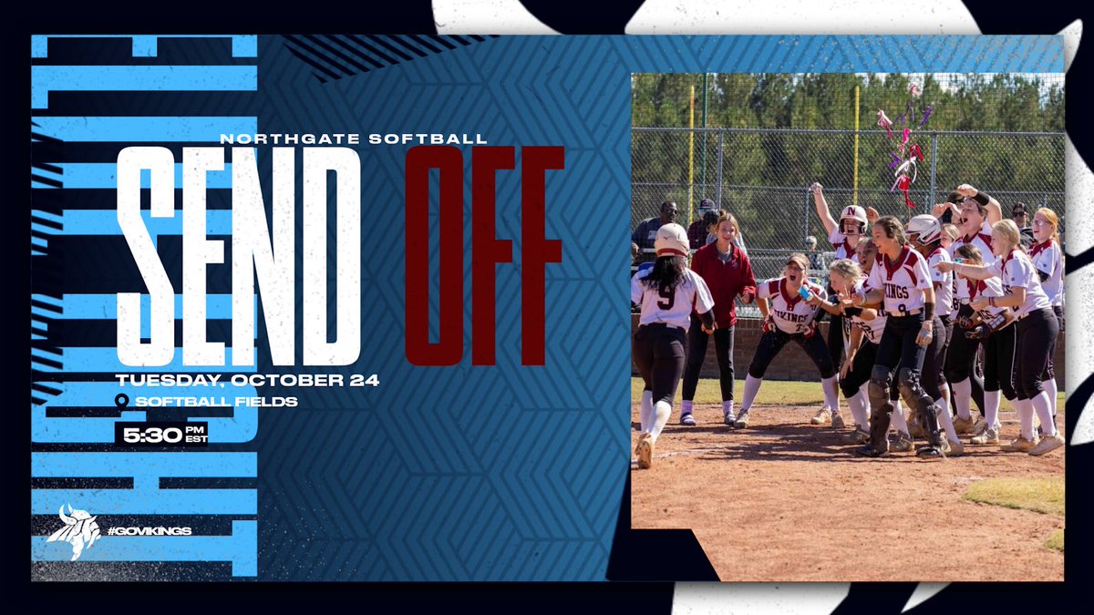 Come send your Lady Vikes off!!