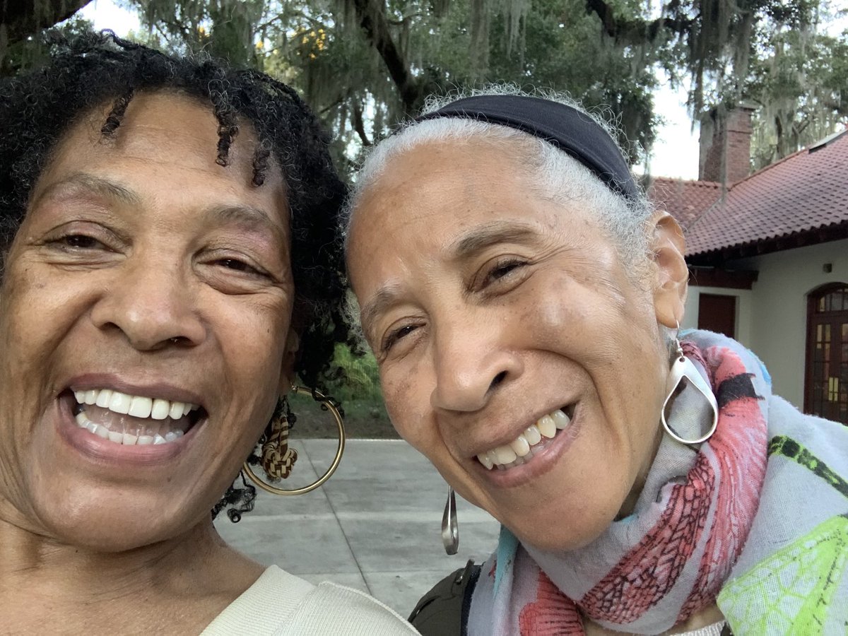 TinaMcElroyAnsa's tweet photo. You talk about a classic. I sat w/ legendary iconic dancer, choreographer, creator Dianne McIntyre Sat. at historic โฆ@PennCenter1862โฉ on St.Helena. Panel was #GeecheeGullah โcommunity conversation.โ We panelists and organizers could not get enough of each other either. https://t.co/fpEK4jF1d5
