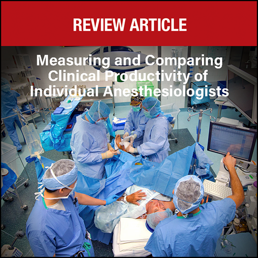 Due to anesthesiologist-independent factors, measuring clinical productivity requires in-depth understanding of how these factors affect measurements and productivity. Read the latest review: ow.ly/6pPA50PZTcs