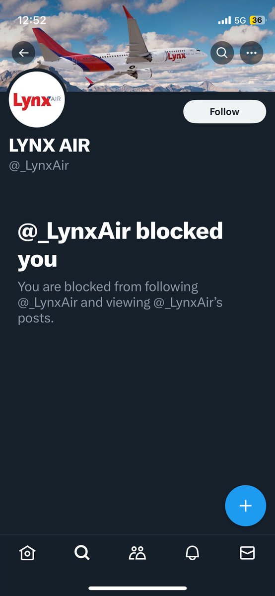 QueerBirthTO's tweet photo. @Lynx_Air you need to get on top of your social media. I was almost scammed trying to get a refund and reimbursement for additional fees incurred. Verify your account so people don’t have to deal with this. As soon as I figured it out the other page blocked me. @_LynxAir https://t.co/wcxufqGi54