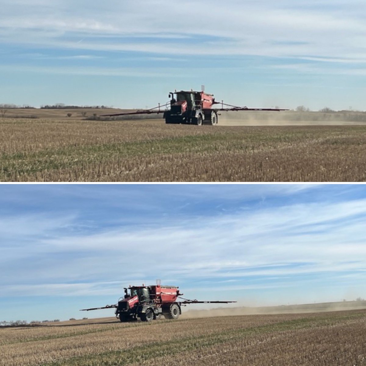 Antelope Creek Farms in Central Butte,SK had some Edge MA custom applied last week by <a href="/InnovaAg/">Innova Ag Solutions</a> . Thanks for the photos. You are now entered in ‘The Time to Go’ contest with <a href="/gowancanada/">Gowan Canada</a> #gowanmicroactiv