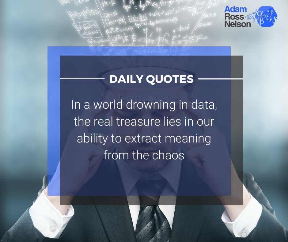 AdamRossNelson's tweet photo. ๐ Unlock the Treasure of Meaning! ๐
๐ Let's plunge into the vast sea of data and unearth the valuable insights concealed beneath its surface. ๐๐
#dataculture #datascience #careeradvice #dataanalytics #datagovernance #DataTreasure #ExtractingMeaning #ChaosToClarity https://t.co/dM83Iurkzc