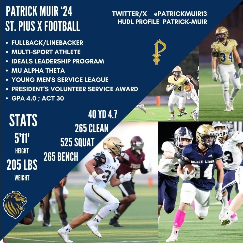 St. Pius X Football tweet media