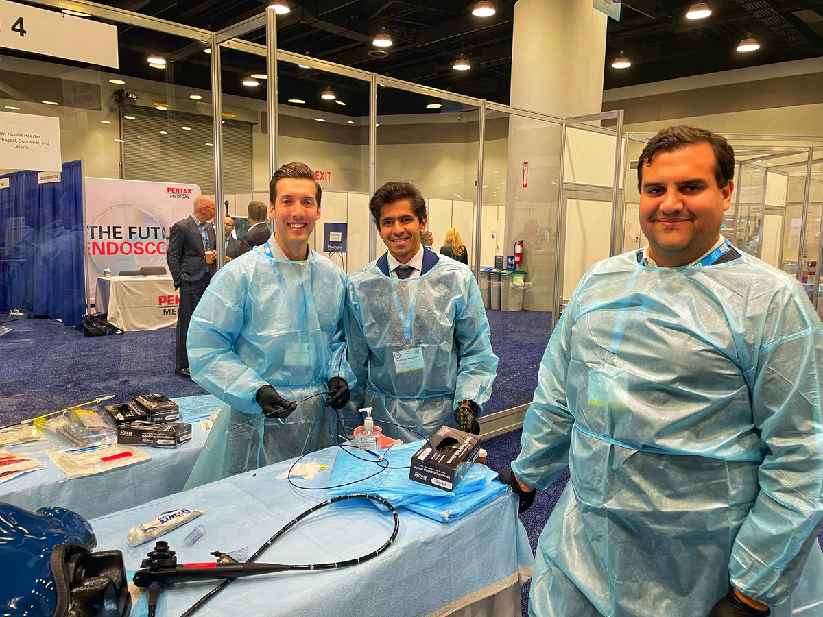 Proud to see former @MountSinaiGI advanced endoscopy fellow, now faculty Dr. Nick Hoerter teaching at the ACG hands-on course! @AmCollegeGastro @dagreenwald @bruce_sands1 @MSH_GI_Fellows #ACG2023