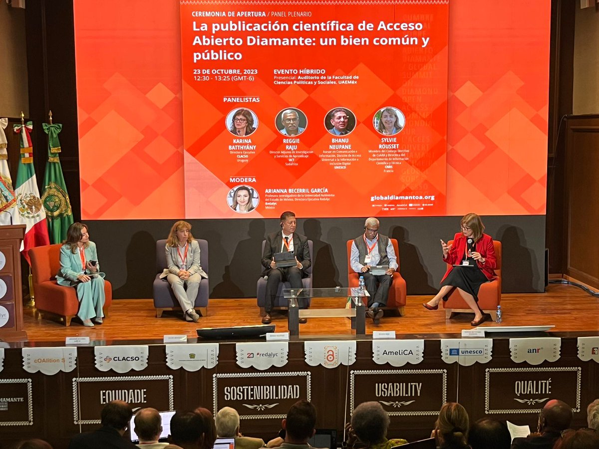 “América Latina y el Caribe es una región donde la investigación y la comunicación científica se financian principalmente con fondos públicos, con una visión muy presente de la ciencia como un recurso compartido por y para toda la sociedad.”

Parte de mi intervención en el Panel