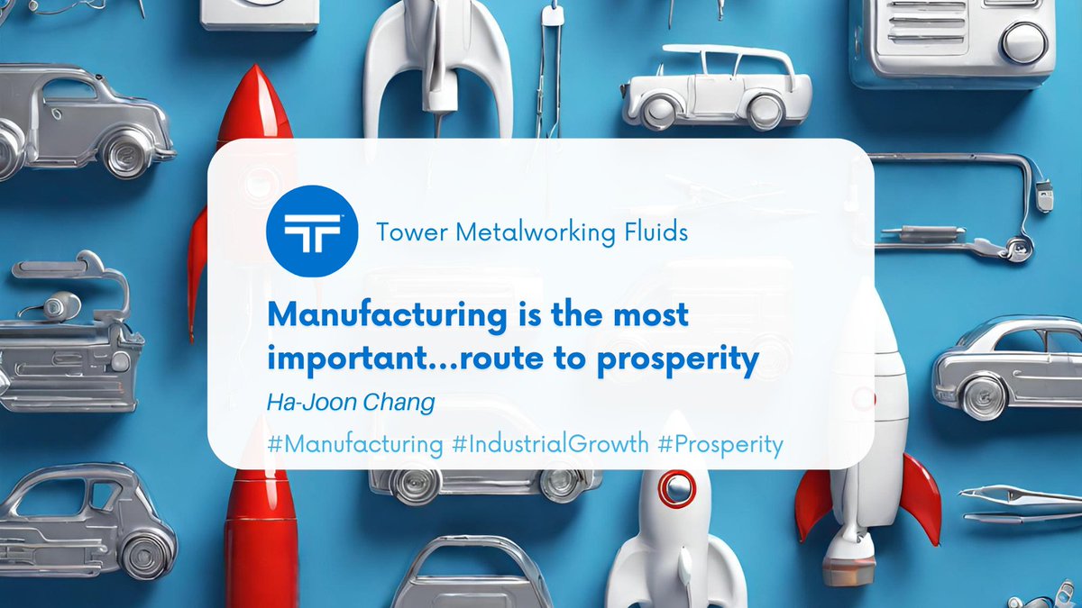 Showing some Metalworking Monday Love! Crafting the path to prosperity, one product at a time. 

#TowerMWF #manufacturing #metalworkingfluids #industrialfluids #manufacturingmatters  #MetalworkingMonday #ManufacturingIndustry #MetalworkingCommunity #CraftingThePath #HaJoonChang