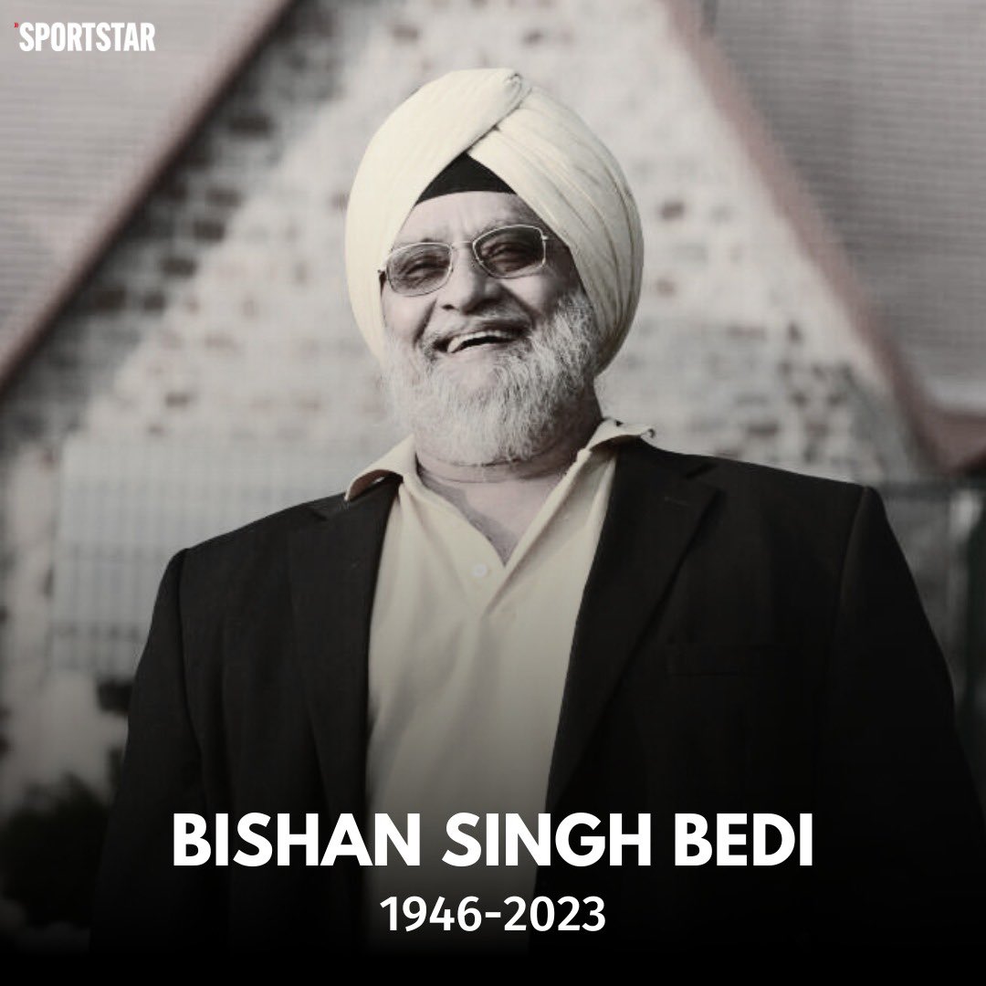 _sidd's tweet image. #Rip #BishenSinghBedi  legend of Indian cricket, master spinner and strong voice for cricket. Rest in peace sir.