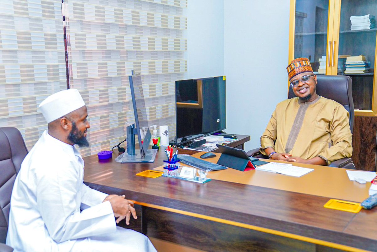 ProfIsaPantami's tweet photo. Many thanks for the visit to @ProfIsaPantami.
May the Almighty reward you immensely. https://t.co/FCOEUXbe3b