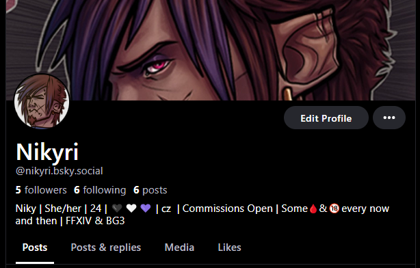 Not really active here anymore but I am starting to post on 🔵🌅 ~