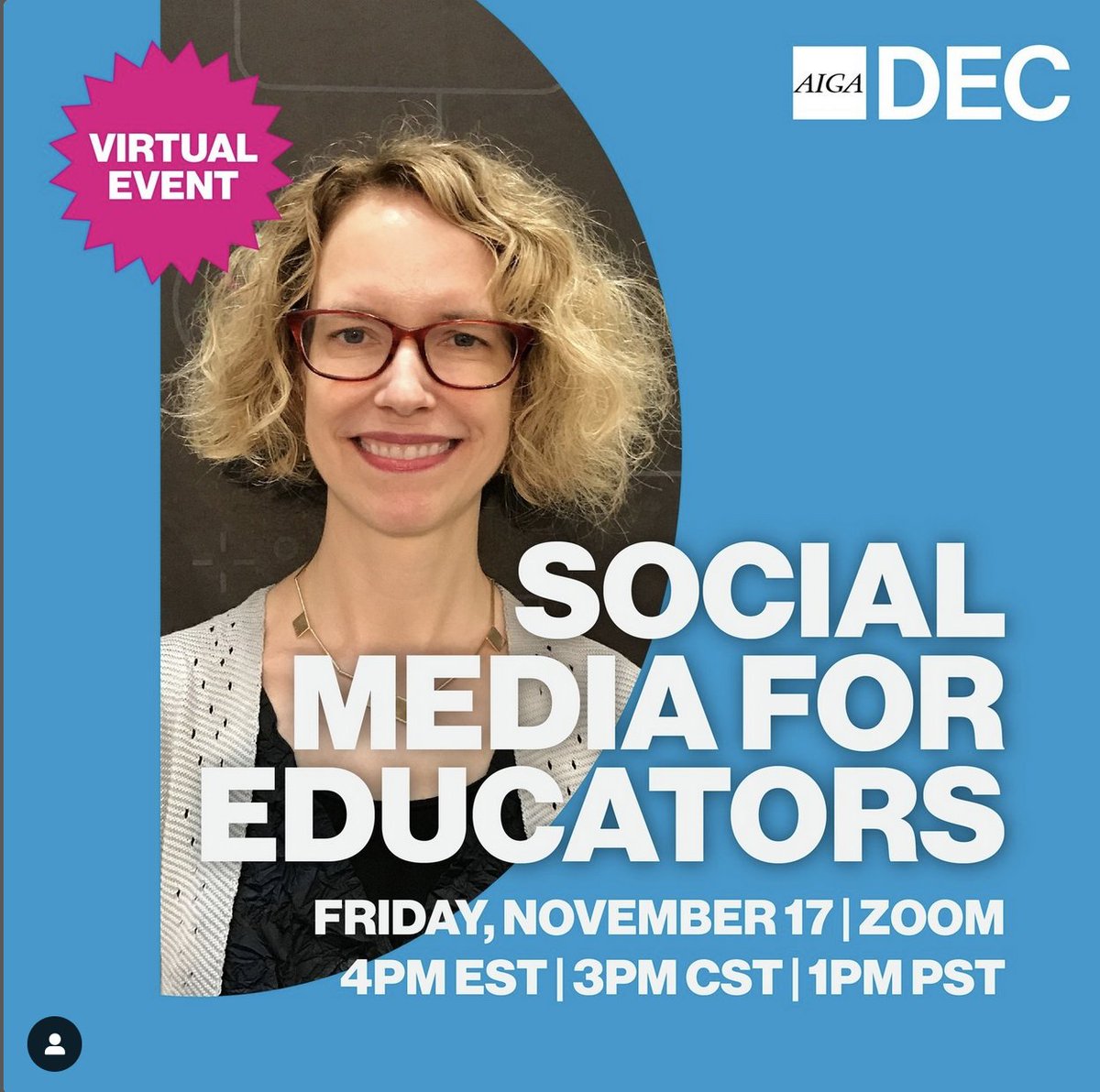 aigalasvegas's tweet image. Friday - November 17th
@ellenLupton  Will be presenting an insightful
program for #DesignEducators!

Take the time to share with your fellow Art/Design
VisCom, GRC, Graphic Communications, Graphic Design Instructors and Teachers!

linktr.ee/designeducator…