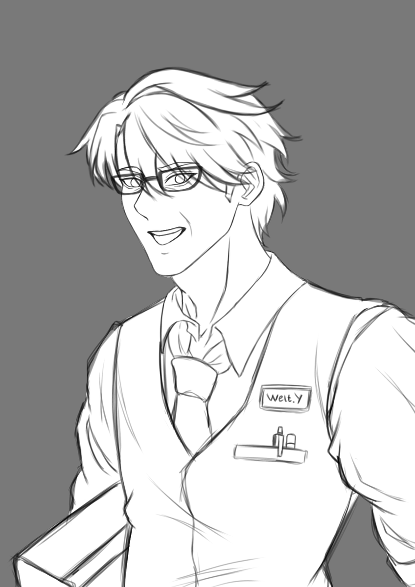 Quick sketch of my beloved 😔👌💕

#weltyang #honkai