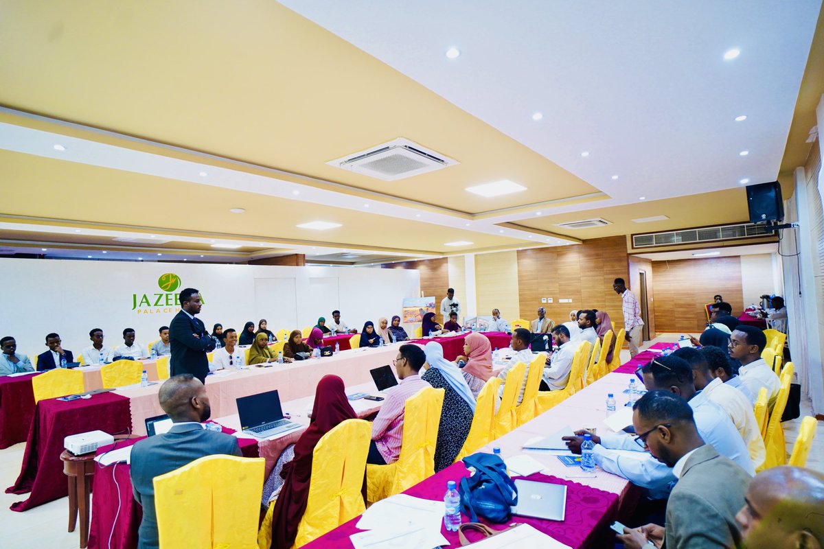 Abdirachiid's tweet photo. I am thrilled to participate in the Youth and Children Climate Change Symposium in Mogadishu! The schedule wad filled with exciting events like important speeches, group conversations, and educational sessions focusing on comprehending climate change, 1/3 https://t.co/Fy6VK16EPj