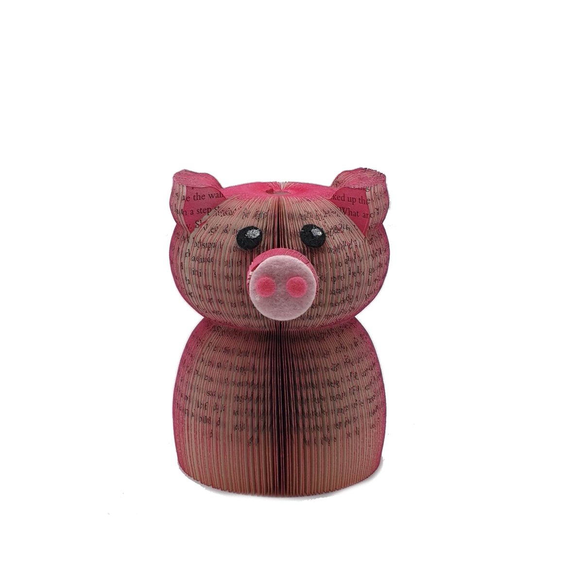 Paperappleco's tweet photo. Miniature Pig Ornament - Year of the Pig - Chinese New Year - Pig book art - Presentation Box - Personalised Pig Gift - Pig Present - Pig https://t.co/F0u2k3Nlcu #mhhsbd #Shopify #CreatonCrafts #PaperPig https://t.co/bYJacbFWOf