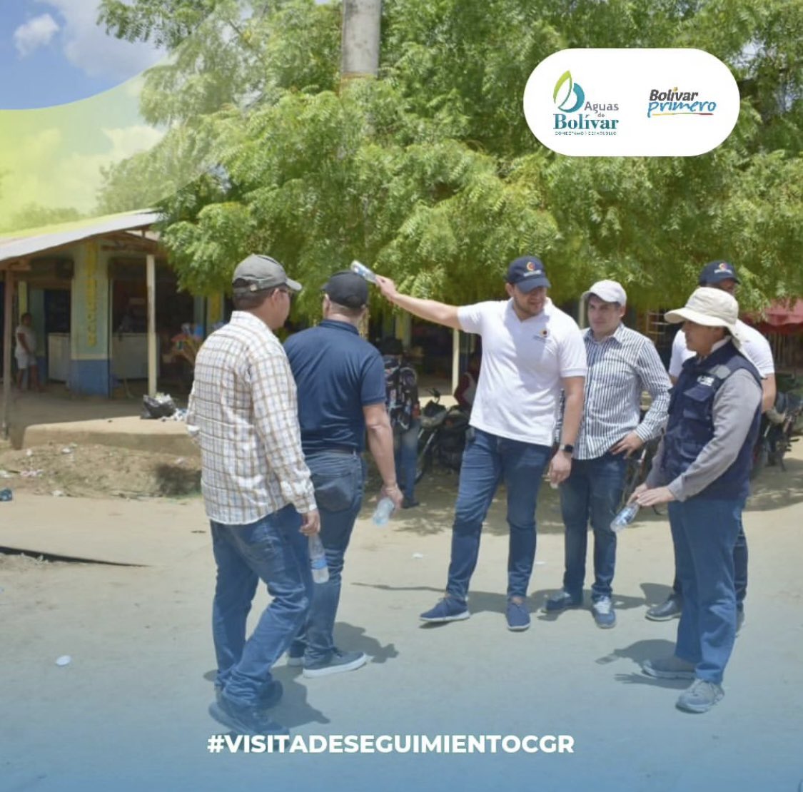 AguasdeBolivar's tweet photo. También acompañaron esta visita, los representantes de las firmas contratistas e interventora y veedores del proyecto, toda vez que esta, es la obra entregada más importante de Saneamiento Básico del Caribe https://t.co/GFZsWvmZsd