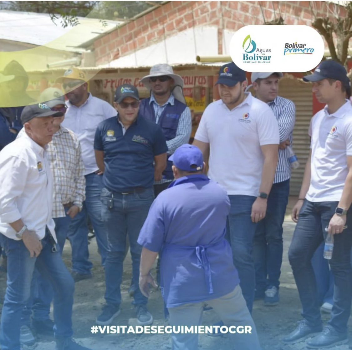AguasdeBolivar's tweet photo. También acompañaron esta visita, los representantes de las firmas contratistas e interventora y veedores del proyecto, toda vez que esta, es la obra entregada más importante de Saneamiento Básico del Caribe https://t.co/GFZsWvmZsd
