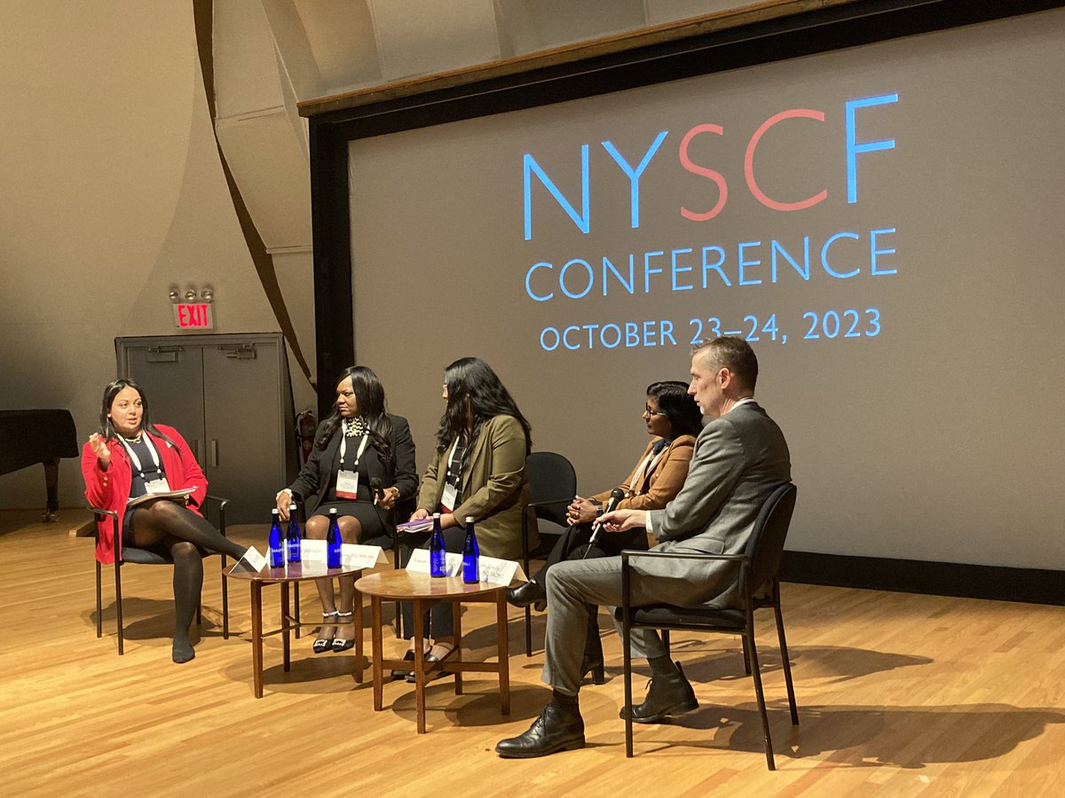 “The pillars of trust & cultural competency are essential for us as scientists to effectively integrate into biomedical research the communities that have been marginalized by it,” - @raekaaiyar at the #NYSCF2023 panel on diversifying stem cell biobanks to foster #healthequity