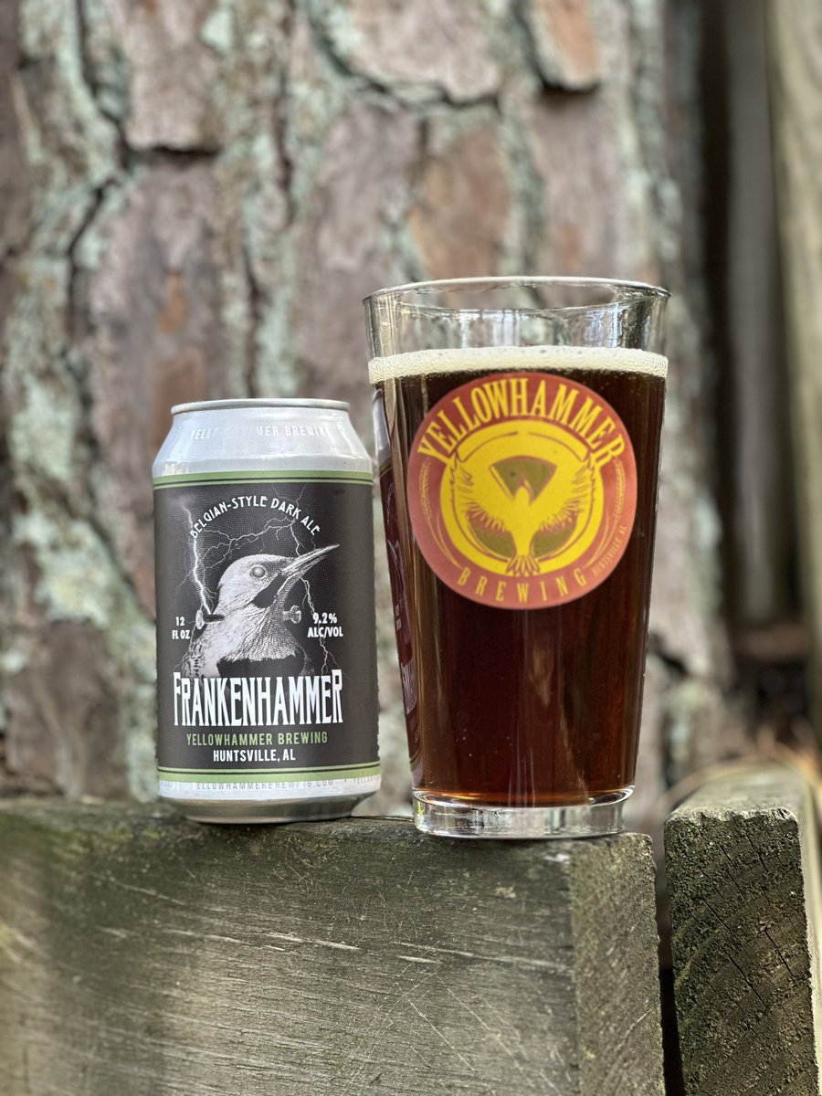 Great to have this one back here at the @treehouseHSV. @YellowhammerAle’s Frankenhammer is perfect for the season.