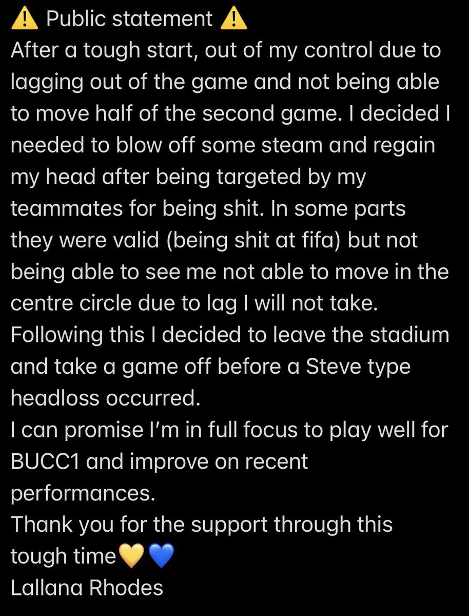 Bucc1Fan's tweet photo. @AlexDonnelly03 

‼️Has released a statement:‼️ https://t.co/UuIMs5Jp8A