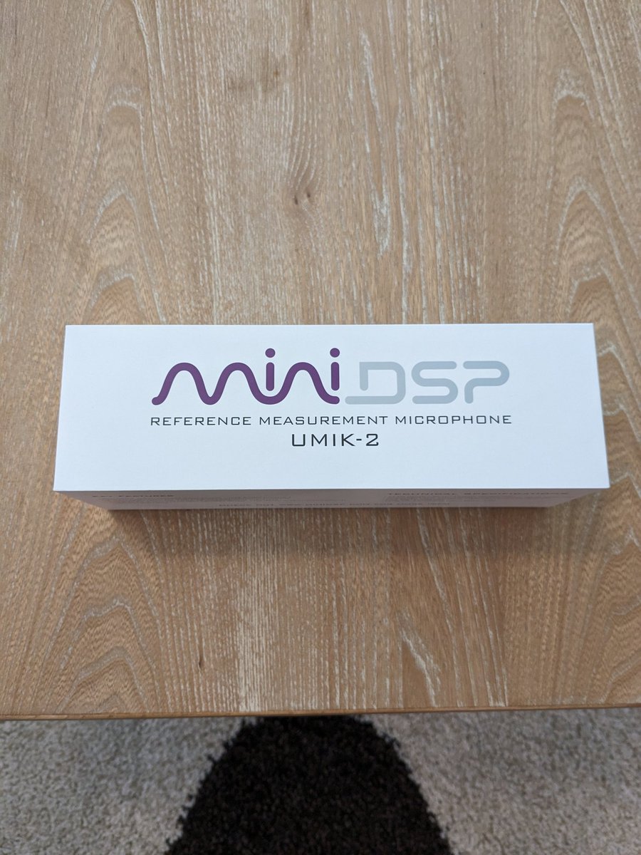 HDMOVIESOURCE's tweet photo. I bought a UMIK-2 Reference Microphone from Mini-DSP, I thought it was about time I got a really nice Mic for measuring my system. 11 speakers and 2 subs, now I have to remeasure everything:)
#DSP #HomeTheater #RoomCorrection #MiniDSP #UMIK2 https://t.co/kZW9E6zRq0