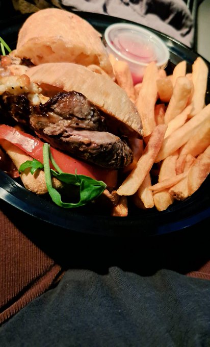Cab Steak sandwich from this wknd . Omg it was delish #food  I'm def eating this again https://t.co/<a href="/tag/food"class="tags"><span>#food</span></a>