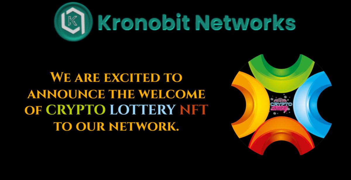 AsterChain's tweet photo. Get ready for a game-changing experience! π Introducing Crypto Lottery NFT, the first crypto lotto on Kronobit Networks Blockchain, with the Lottok token to Kronoswap. Coming Soon! ππ° #CryptoLottery #Kronobit #Lottok #Kronoswap #BlockchainGaming https://t.co/uivBa6LiQM
