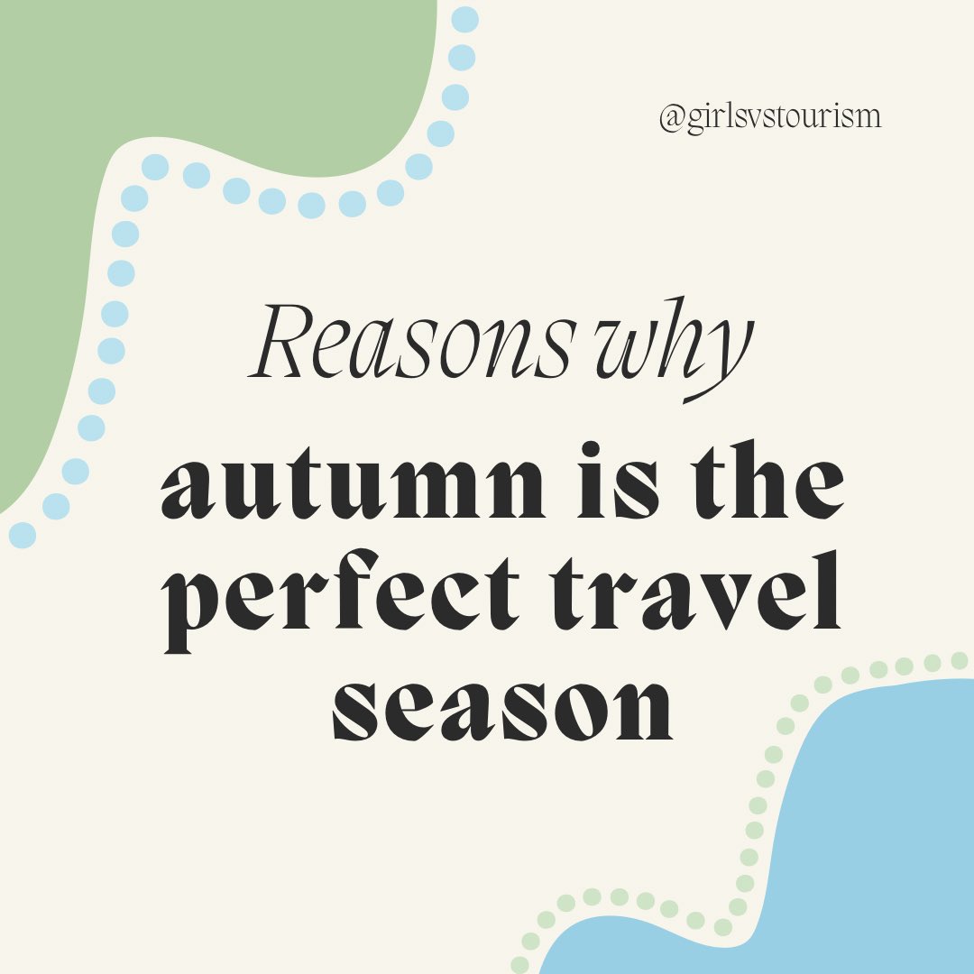 Find out reasons why autumn is the perfect travel season.🍂 More on blog (link in bio).🫶 #tourism #safety #tips #womensupportingwomen #blog #femaletravel #solotravel #travel