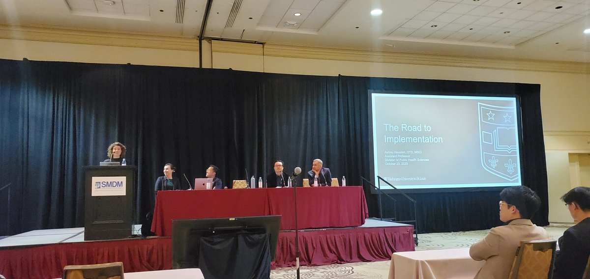 ryansuk_health's tweet image. #SMDM23 Day-2 Pt1: Attended several sessions including the Panel hosted by our amazing Career Dev Committee and finally met @ProfKevinFrick in person!! Was very inspiring to learn all the work he's doing in promoting DEI as well as the challenges faced along the way. 🙌🏻🌈